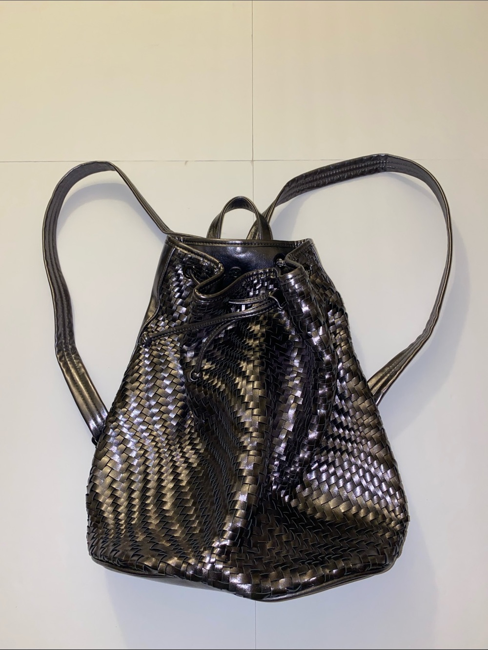 Deux Lux Woven Bucket Backpack